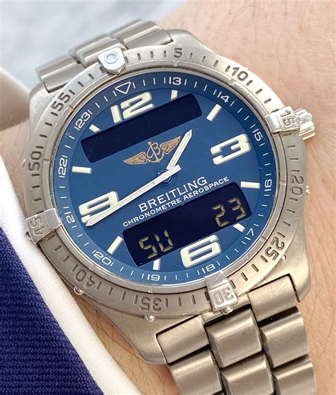 breitling quartz titanium|breitling aerospace titanium.